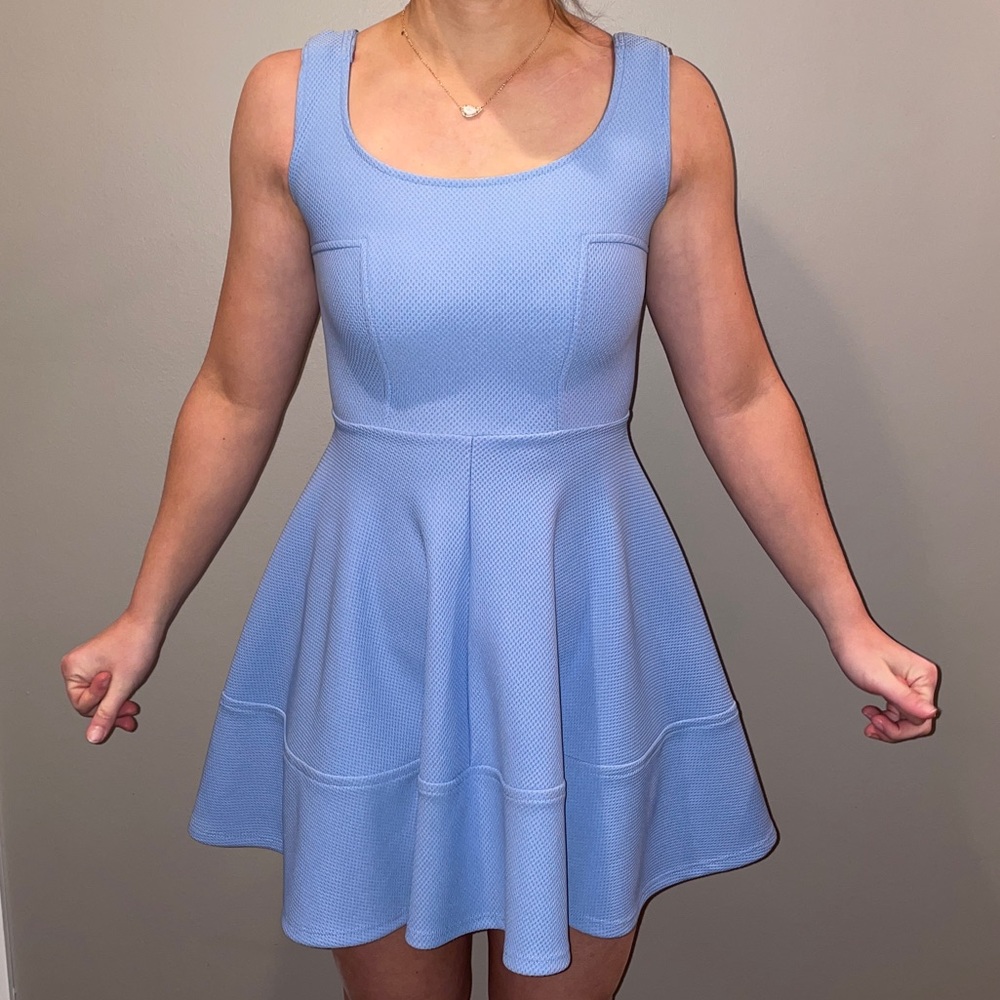 Lulus dress, light blue, homecoming dress